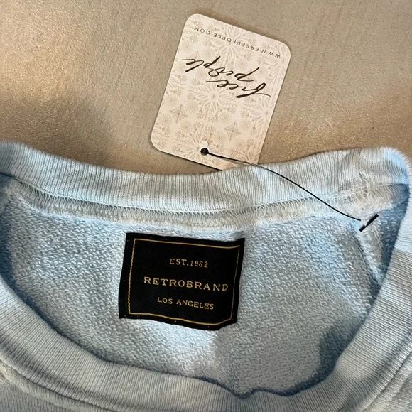 NWT Free People Retro Brand “LONDON” Sweatshirt